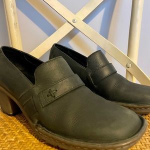 Dr. Martens Dana Lug Heel Loafers Black SIZE 7 LIKE NEW